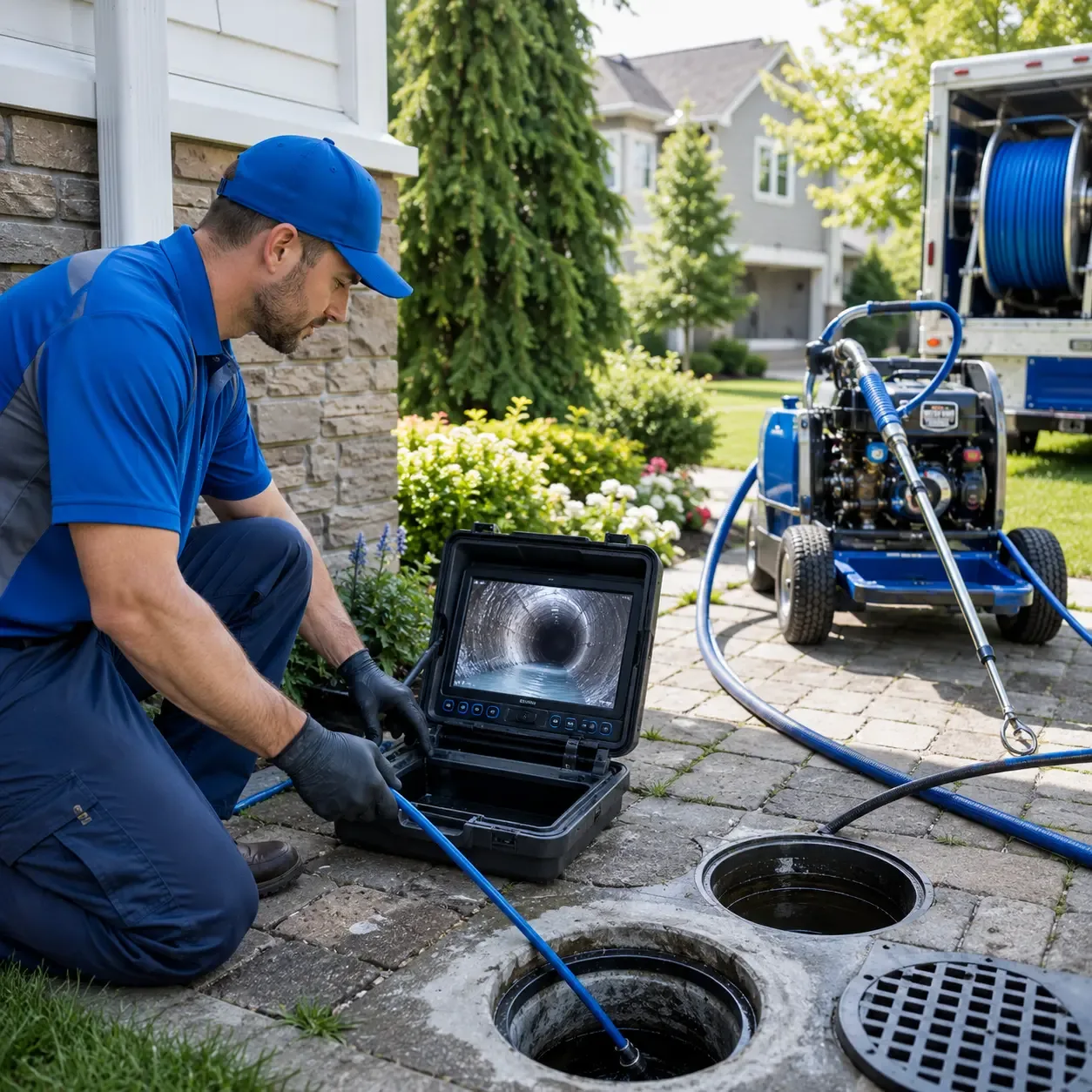 Outdoor drain cleaning professionals serving East Waterford, PA